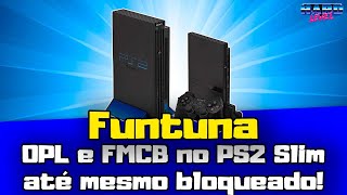 FUNTUNA  FMCB e OPL em PS2 SLIM BLOQUEADO Método completo com Free DVD Boot [upl. by Nael]