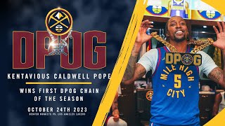 Kentavious CaldwellPope Wins First DPOG Of The Year [upl. by Materi]