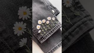 Easy way to embroider on jeans and denim with Stick amp Stitch patterns embroideredclothing [upl. by Boycey582]