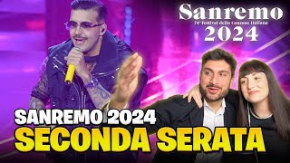 SANREMO 2024 SECONDA SERATA INTEGRALE GEOLIER PRIMO  TONY IPANTS amp JESUISIL [upl. by Pinebrook]