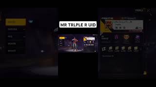 MR TRIPLE R UID freefire ff [upl. by O'Dell]