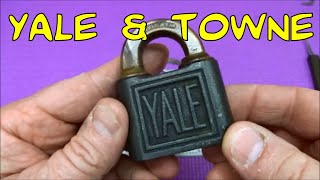 445 Antique Yale amp Towne Padlock Picked Open [upl. by Aieka]