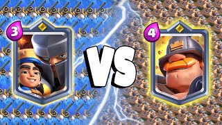 LITTLE PRINCE Vs MIGHTY MINER  Clash Royale Battle [upl. by Minor]