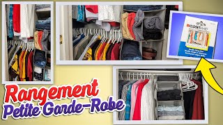 Rangement Petite GardeRobe ⎢6 Astuces pour une organisation efficace [upl. by Iliam828]