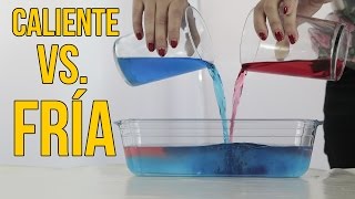 Esto es lo que ocurre cuando mezclas agua caliente con agua fría [upl. by Nashbar258]