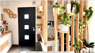 ASTUCE DECO  CREER UNE JOLIE SEPARATION DE PIECES AVEC UN CLAUSTA [upl. by Nwahsan]