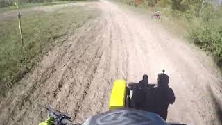 Michigan Vintage Motocross VTR Historic 101224 76 RM370 [upl. by Zaneski]