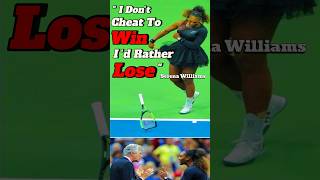 Serena Williams amp Naomi Osaka Cheat Controversy shorts tennis serenawilliams [upl. by Elleon]