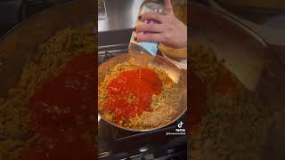 Low carb amp gluten free spaghettiground turkey zuchinni noodles [upl. by Okuy]