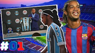 REVIVING BARCELONA AS RONALDINHO JUNIOR  FIFA 22 Player Career Mode 01 [upl. by Ttoile496]