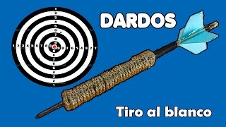 Como Hacer Dardos Caseros Para Jugar Tiro al Blanco [upl. by Burch444]