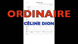 Ordinaire  Céline Dion  Choeur [upl. by Kozloski]