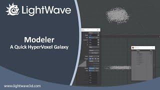 Lightwave 3D A Quick HyperVoxel Galaxy [upl. by Koval66]