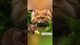 Polite cat amp Mouse Part 109 viralreel viralshort shortvideo viralvideo funnyanimal shorts [upl. by Aronel]