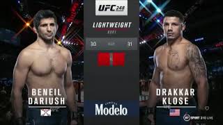 Beneil Dariush vs Drakkar Klose [upl. by Eihcra]