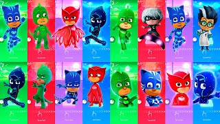 PJ Masks  Owlette🆚 CatBoy 🆚 Night Ninja 🆚 Gekko 🎶 Tiles Hop EDM Rush [upl. by Nadnarb]