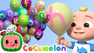 ABC Song With Balloons  More Nursery Rhymes amp Kids Songs  ABCs and 123s  Learn with Cocomelon [upl. by Tripp]