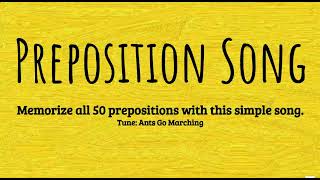 Preposition Song for Easy Grammar Plus [upl. by Levy]