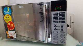 HOW TO USE IFB 20 liter convection microwave oven model 20sc2 full demo amp function [upl. by Ardnahsal963]