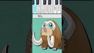 Swinub vs Piloswine vs Mamoswine  Character Jingles Part 41 pokemon piano mamoswine swinub [upl. by Aneela]