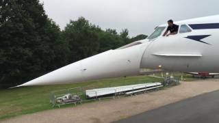 Concorde droop nose and visor test [upl. by Niels]