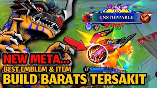 BUILD BARATS TERSAKIT 2024 TERKUAT BARATS GAMEPLAY TOP GLOBAL MOBILE LEGENDS [upl. by Anahsirk]