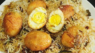 Hyderabadi Egg Dum Biryani  ఇలాచేస్తే రెస్టారెంట్ కంటే మించిన రుచి😋👌  Egg Dum Biryani In Telugu [upl. by Enelloc]