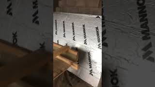 Celotex kingspan insulation sheet cutting saw [upl. by Akimahc368]