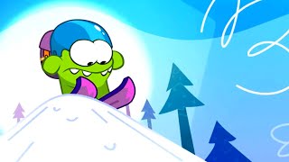 Om Nom 👀 Ski Race 🍿 Super Toons TV Po Polsku [upl. by Htebesile]