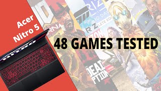 Acer Nitro 5 2022 Gaming Benchmarks 48 Games Tested i512500H and RTX 3050 [upl. by Asiar861]