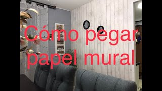 como pegar papel decomural [upl. by Aset]