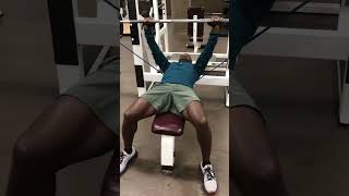 Bench press with resistance band [upl. by Stirling]