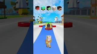 NOOB vs PRO vs HACKER vs HEROBRINE Car Jump Challenge 4 😎 🚗 shorts beamngdrive [upl. by Koran]