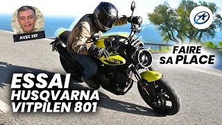 Husqvarna Vitpilen 801  Essai 2024  Faire sa place [upl. by Riamo303]