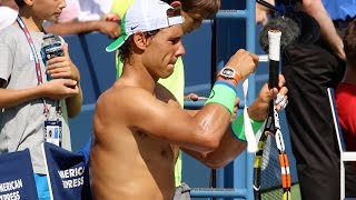 How to rewrap OverGrip on Tennis Racquet like Rafael Nadal [upl. by Riocard]