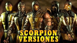 TODAS LAS VERSIONES DE SCORPION  MaxiLunaPMY [upl. by Selie774]