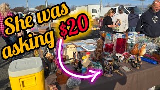 I Gave This Flea Market Vendor More Than She Was Asking [upl. by Dnumde]