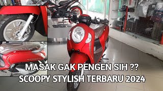 SCOOPY STYLISH RED 2024 II PALING DICARI [upl. by Eileen]