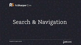 Search and Navigation in ReSharper C [upl. by Annavoj449]