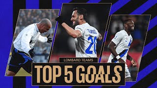 RONALDO BONINSEGNA E ⭐🖤💙  INTER HISTORY  TOP 5 GOALS vs SQUADRE LOMBARDE ⚽ [upl. by Amerd307]