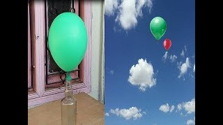 How to Make flying Balloon at home With Powder Drain Cleaner amp without Helium [upl. by Zinnes893]