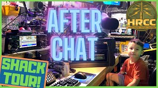 AFTER CHAT Live Ham Radio Shack Tour [upl. by Hceicjow]