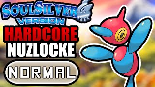 Pokémon Soul Silver Hardcore Nuzlocke  Normal Types Only No items No overleveling [upl. by Aryc418]