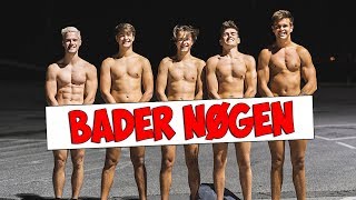 BADER UDEN TØJ MED GUTTERNE  Vlog [upl. by Briggs]