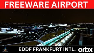 MSFS Freeware  EDDF Frankfurt Intl  Aviotek Simulation  Orbx [upl. by Seltzer]