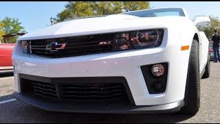 2014 CAMARO ZL1 Convertible  FullThrottle RideAlong  Tom Burkart  CarRevsDailycom [upl. by Eemyaj995]