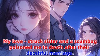 📕My love  struck sister and a scumbag poisoned me to death after their deceitful marriage [upl. by Yelwah]