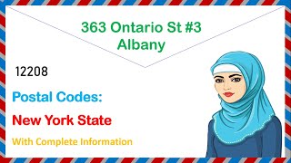 zip Code Post Office Address and Contact Number of Albany 363 Ontario St 3 NY US 4265293 7380835 [upl. by Coplin]