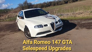 Alfa Romeo 147 GTA Selespeed in for few upgrades and Test Drive  Busso V6 [upl. by Calderon413]