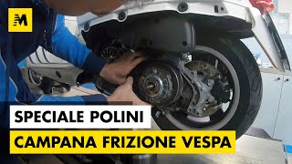 Polini Come elaborare la frizione della Vespa GTS300 Puntata 4 [upl. by Ivek]